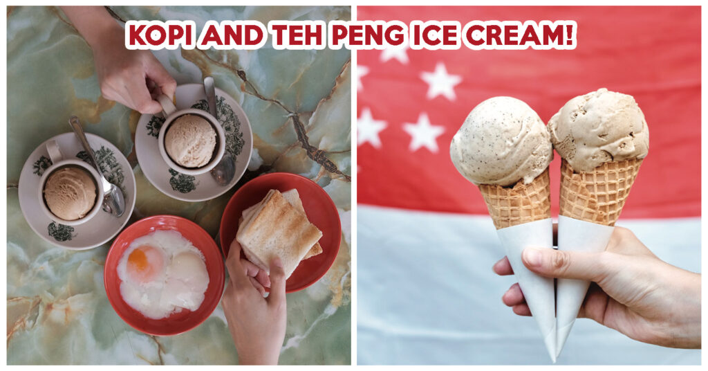 KOPI AND TEH PENG ICE CREAM CREAMIER
