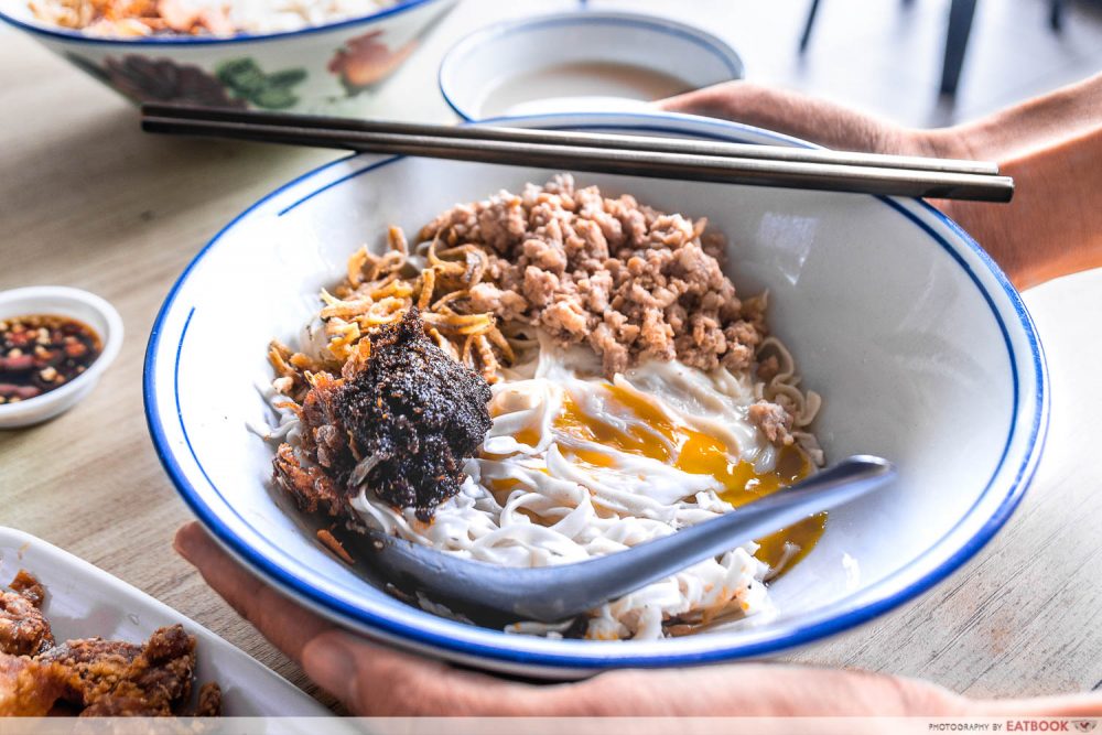 Homemade KL Dry Chili Pan Mee (Chili Ban Mian)