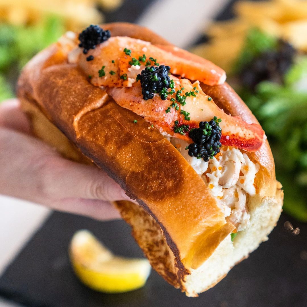 lobster and crabmeat roll