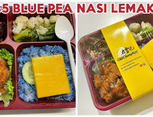 old chang kee blue pea nasi lemak bento - cover 2