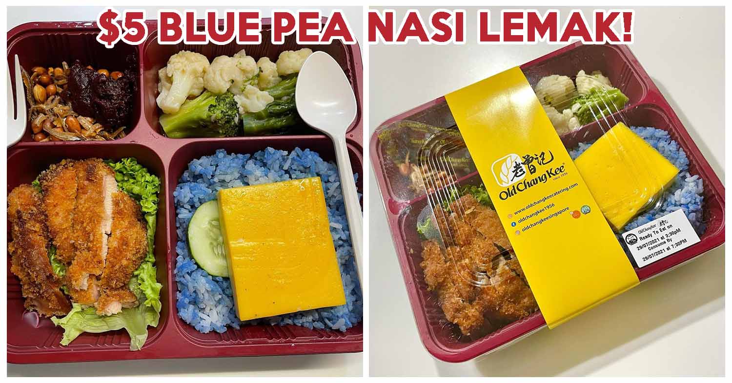 old chang kee blue pea nasi lemak bento - cover 2