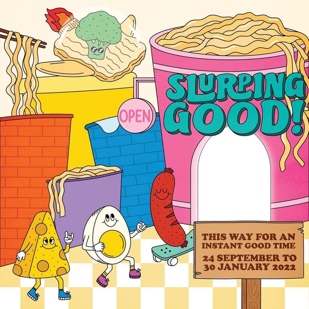 promotional ad for slurping good!