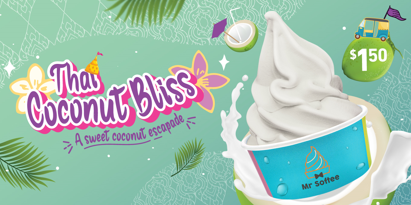 7-eleven thai food - mr softee coconut