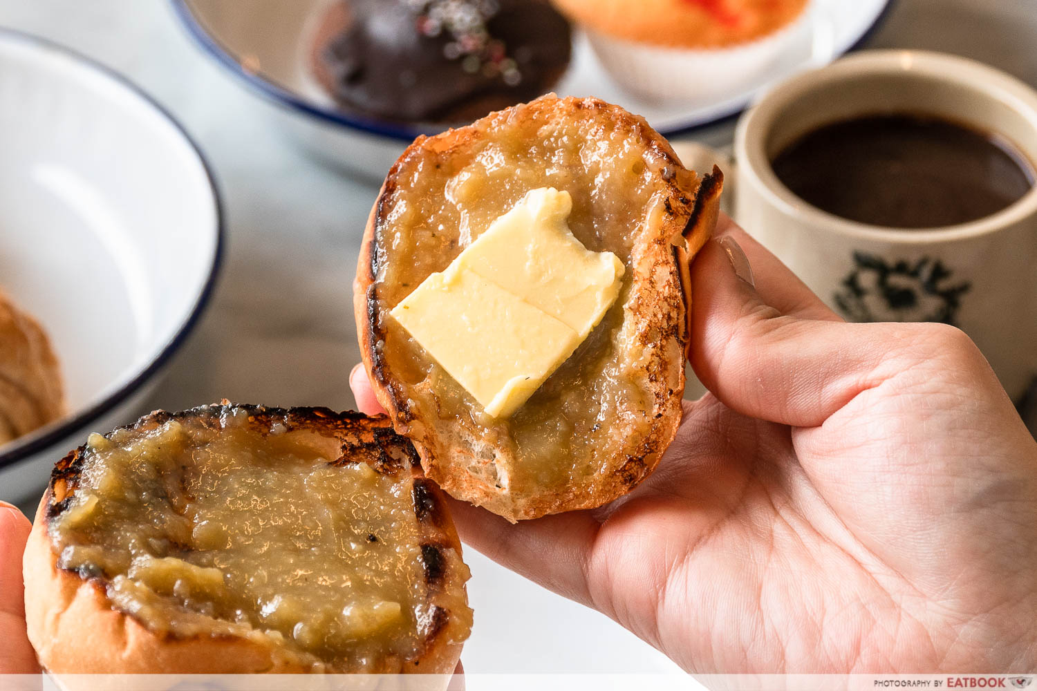 chin mee chin - kaya toast detail