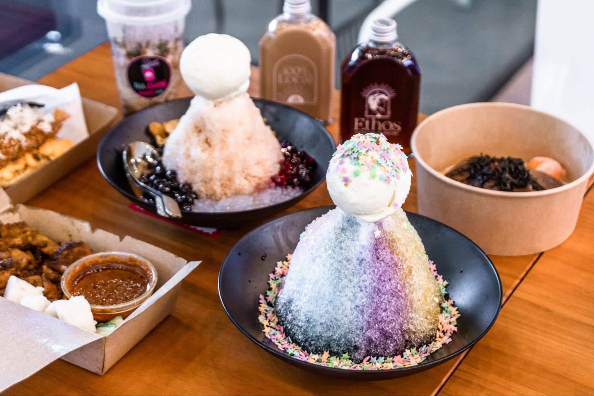 shaved ice at eatbox new restaurants september 