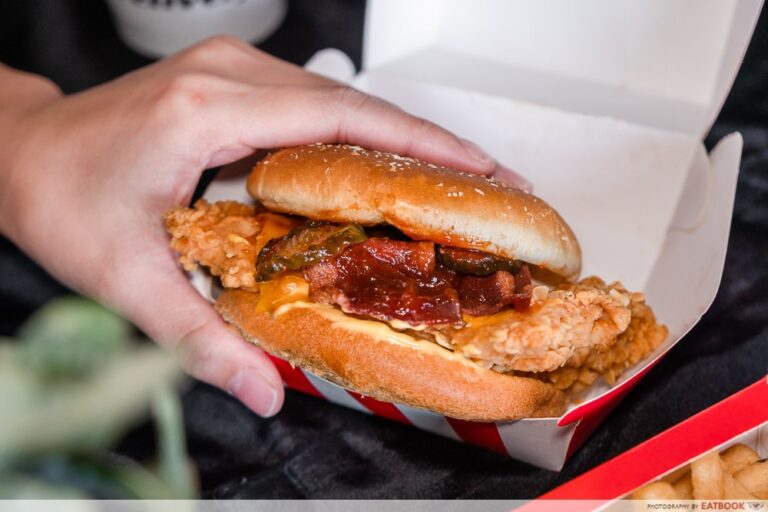 KFC’s New BBQ Cheese Zinger Comes With KFCheese, Crispy Turkey Bacon