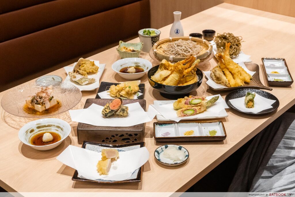 Tempura Makino Review Freshly Fried Tempura From 1.50++ Including Uni