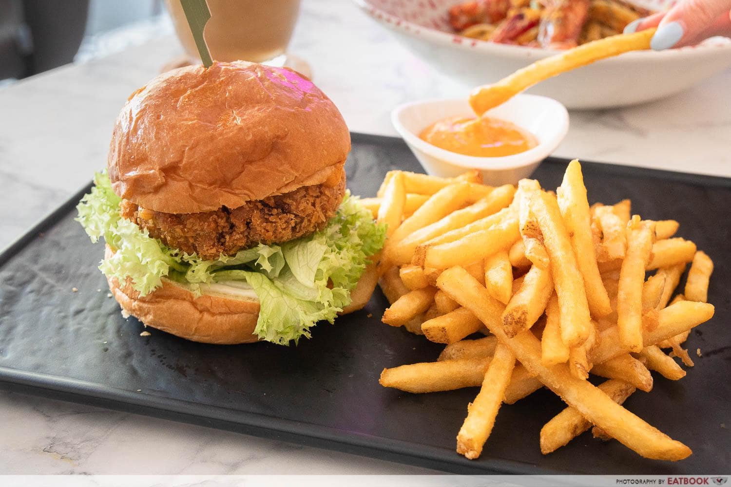 10 new restaurants in october - burger at knock knock cafe