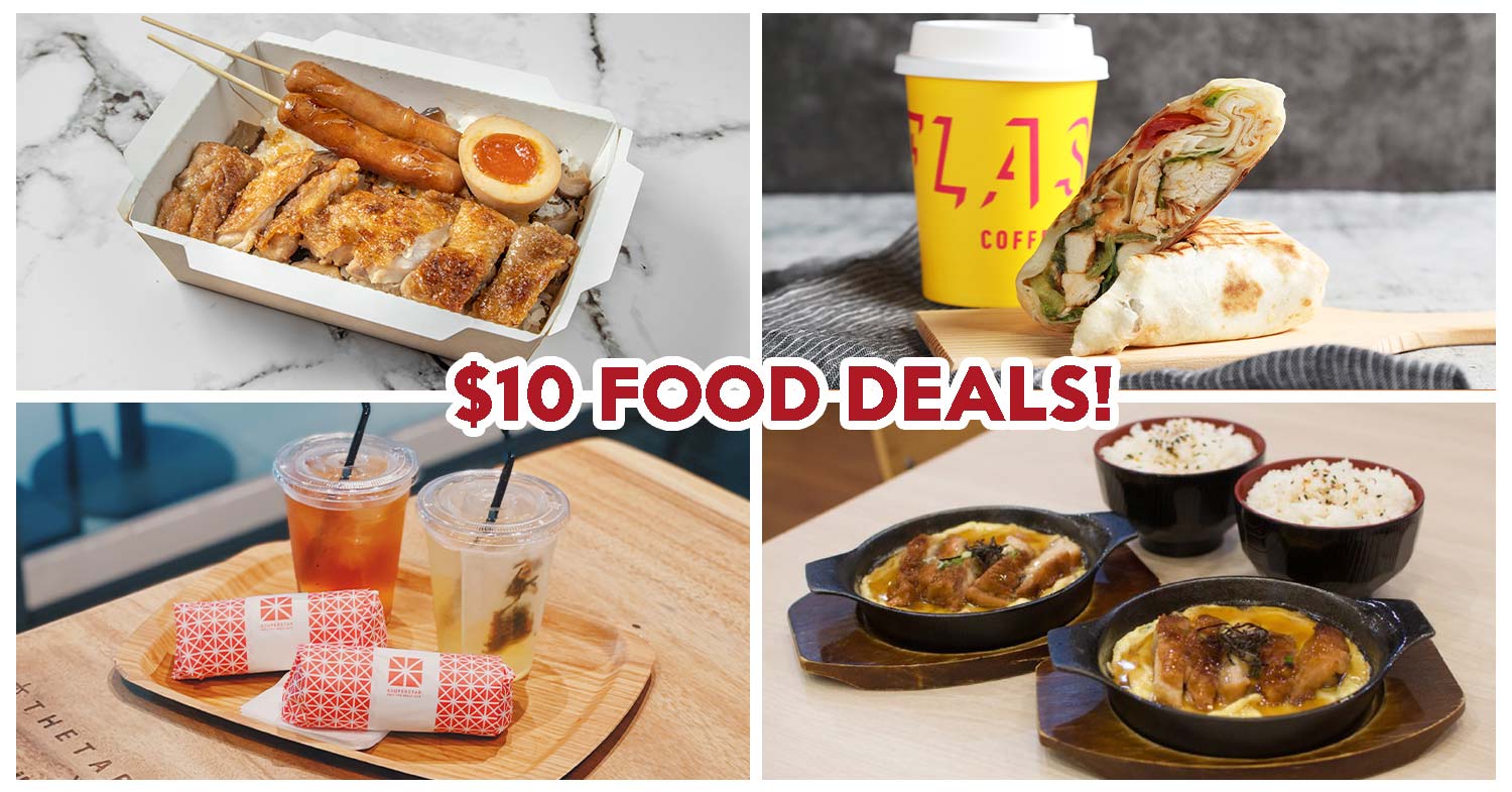 One raffles place $10 food deals