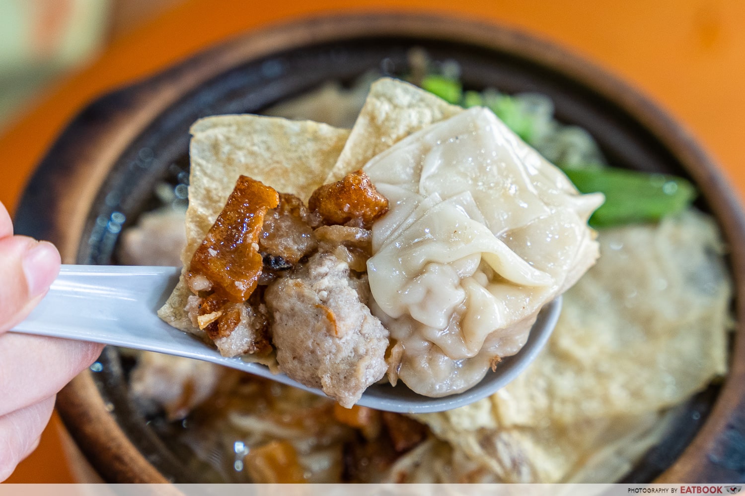 ah gong minced pork noodle - meatballs, dumplings