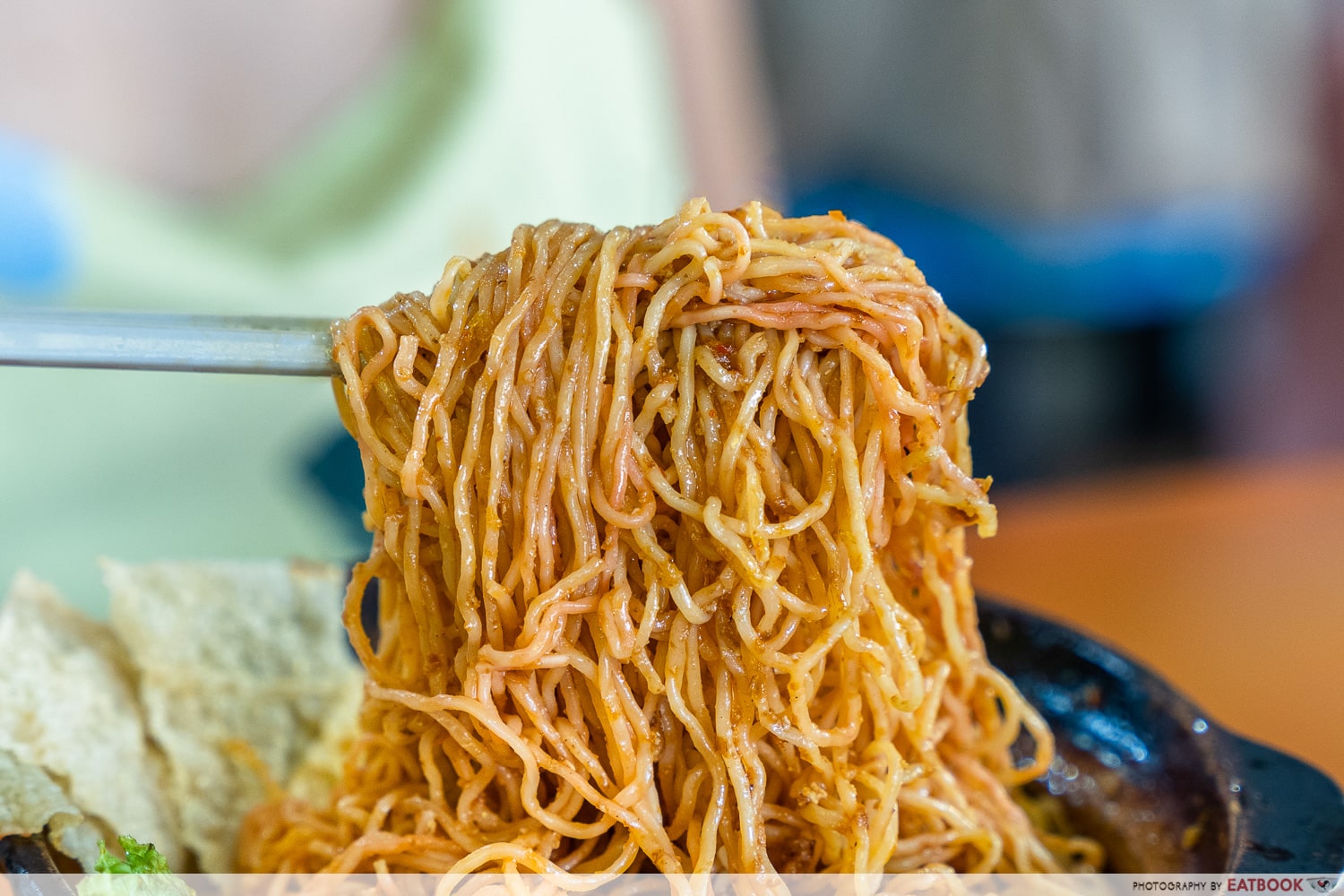 ah gong minced pork noodle - noodles dry
