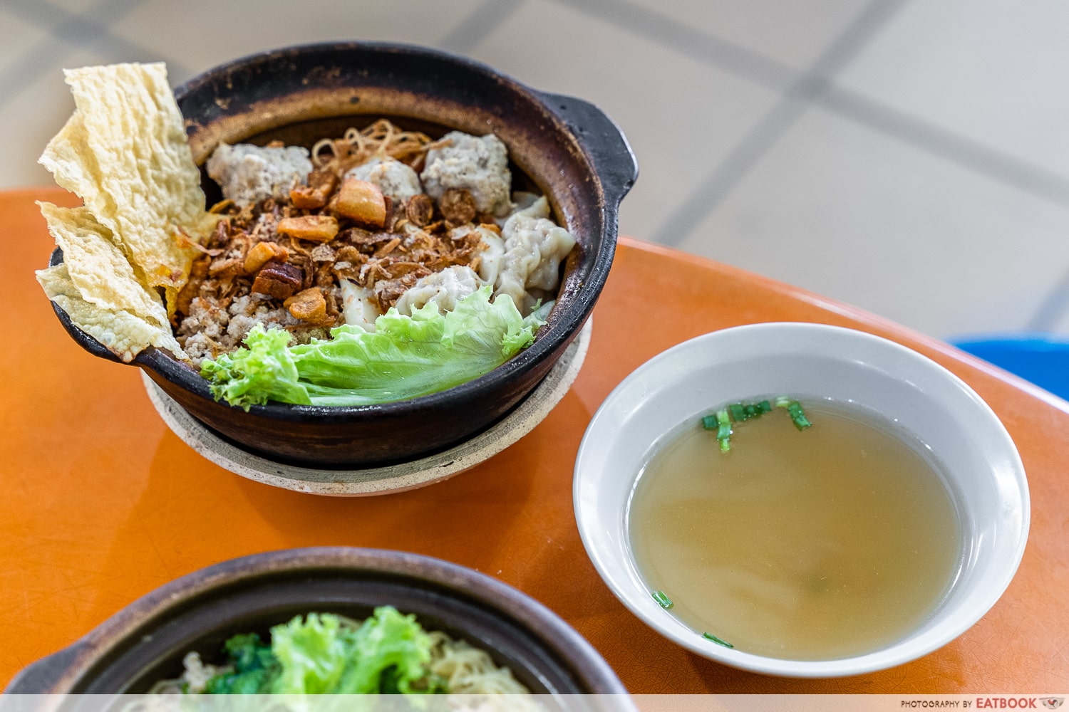 ah gong minced pork noodle - signature bak chor mee dry with soup