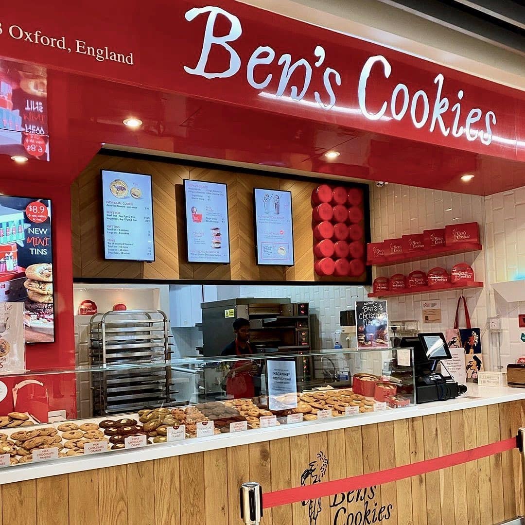 ben's cookies - storefront