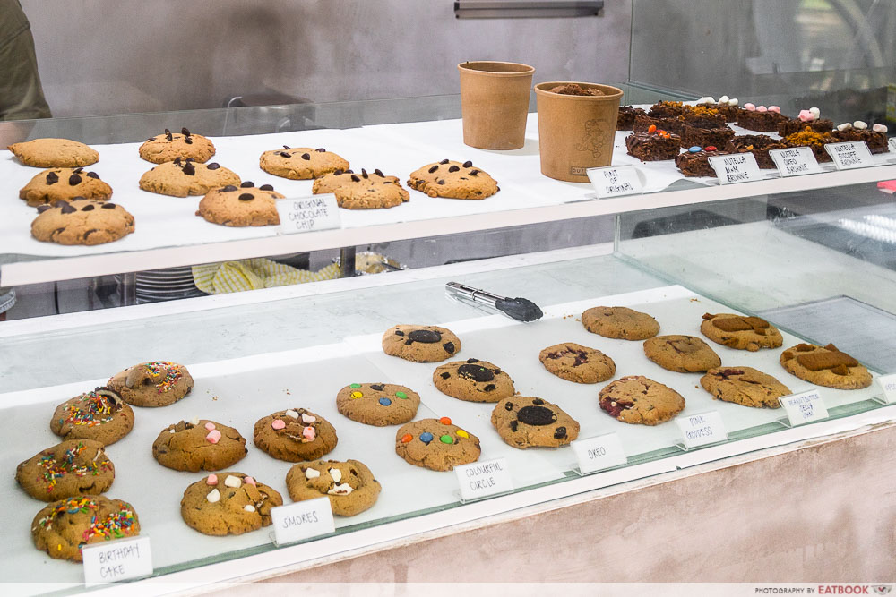 butterspace bakery - cookie display