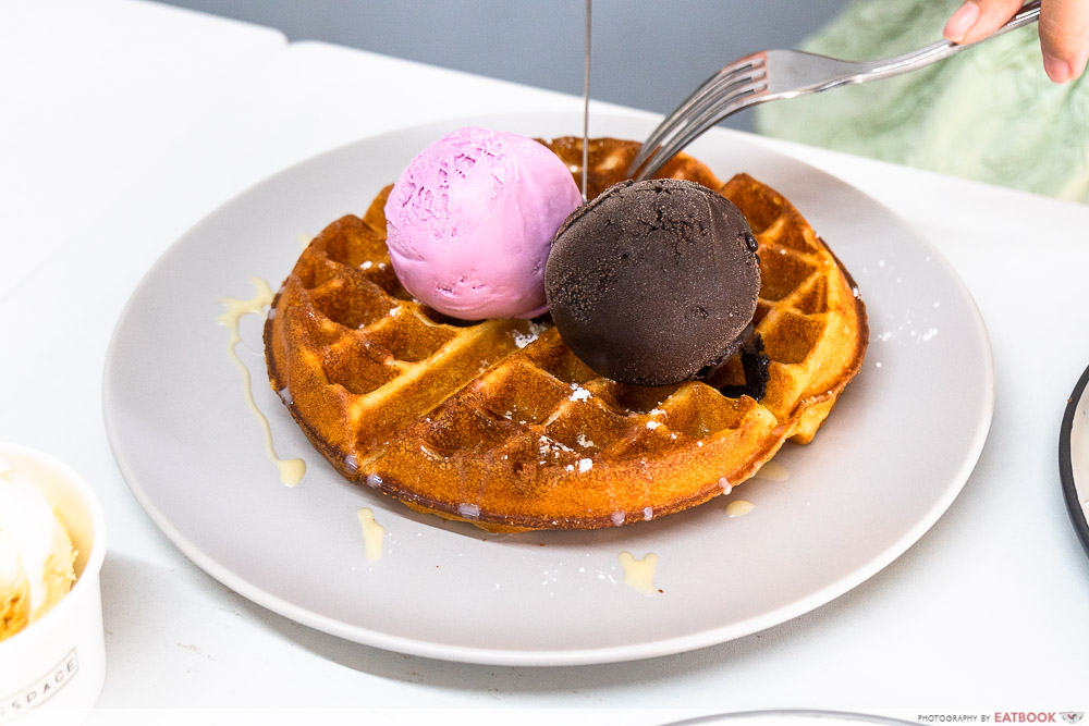 butterspace bakery - ice cream waffles
