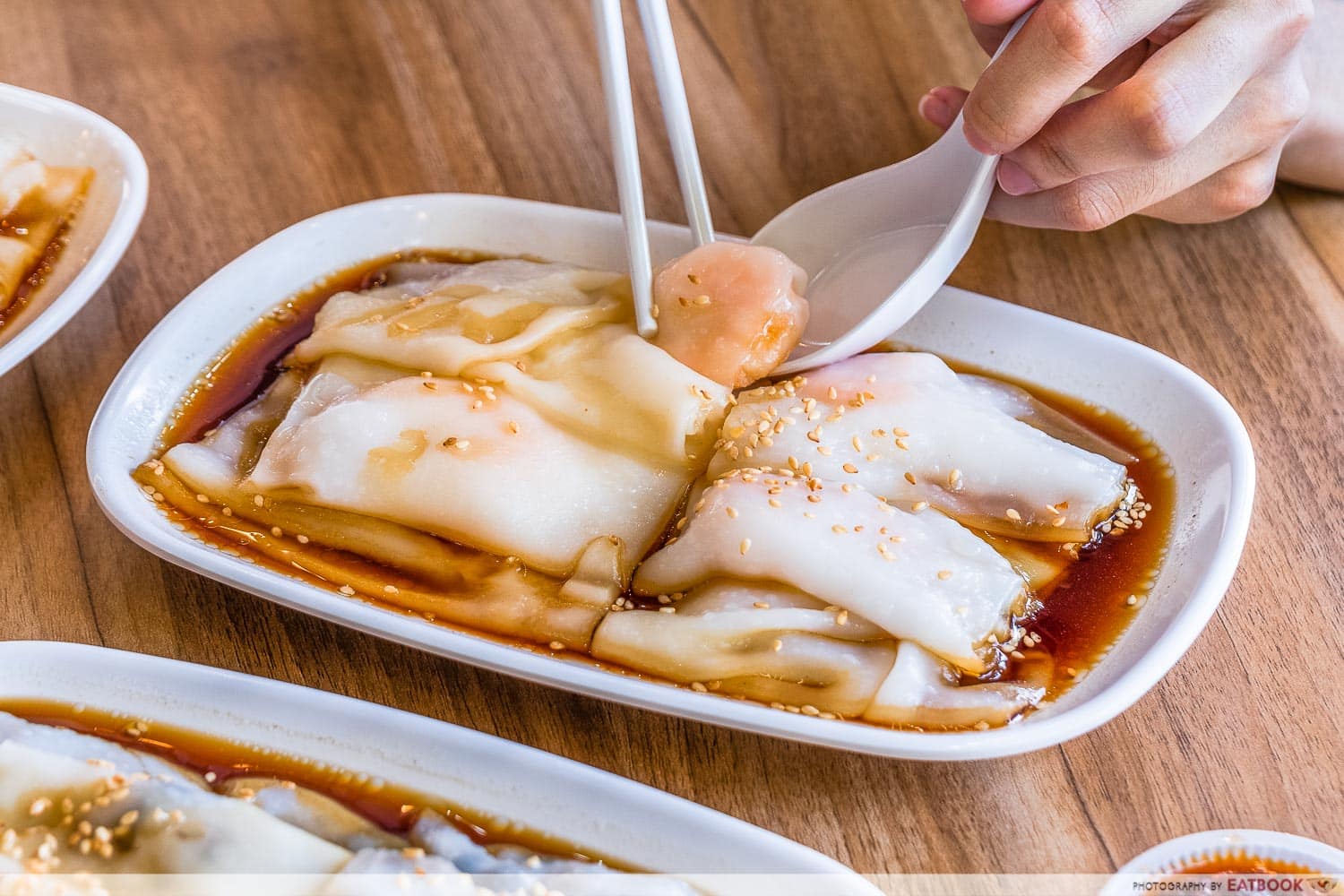 chef wei HK cheong fan - prawn cheong fan