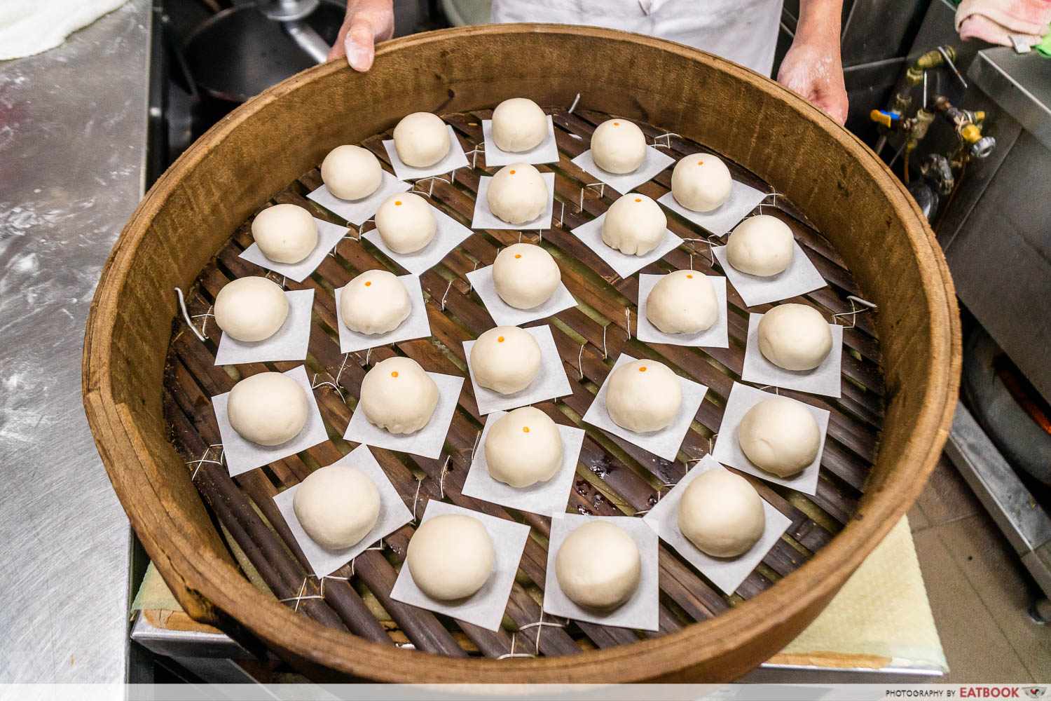 hua ji bao dang - making pau