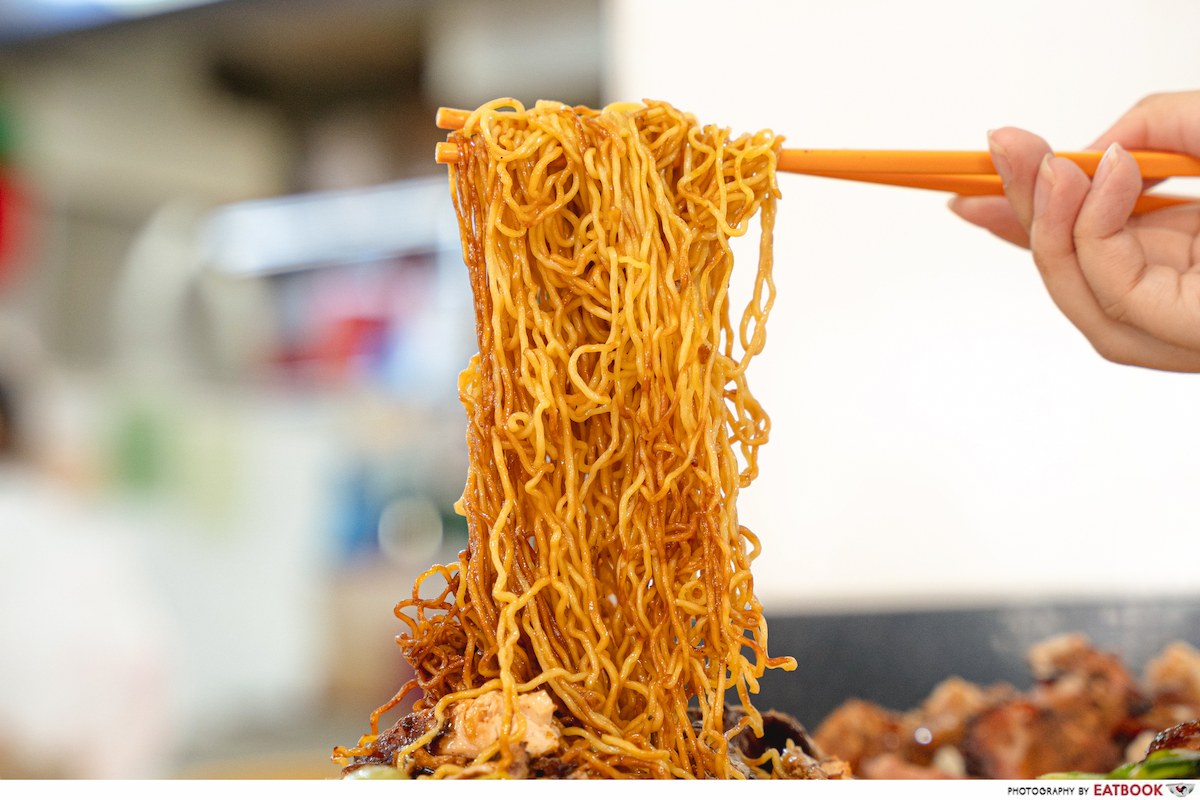 incredible roasted meat chicken wing noodle detail