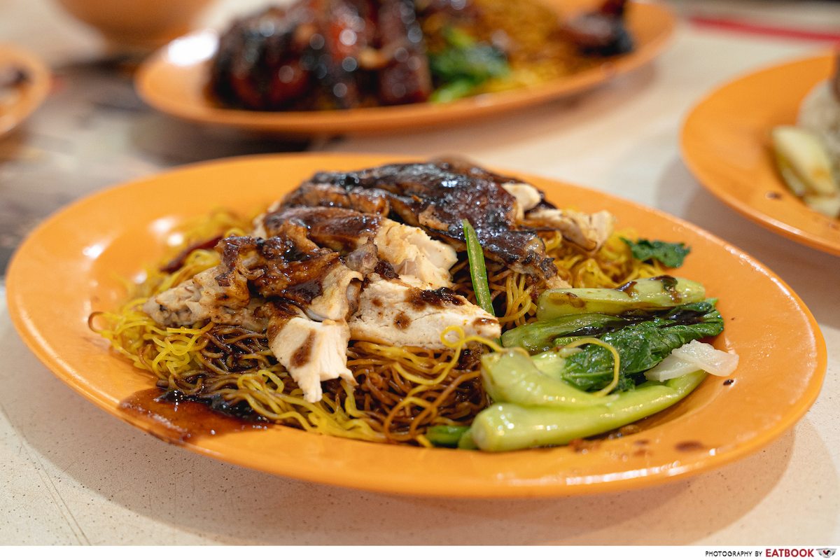 incredible roasted meat oyster sauce chicken noodle intro