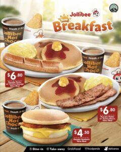 Jollibee Has New Breakfast Sets With Pancake Sandwich And Hot Chocolate ...