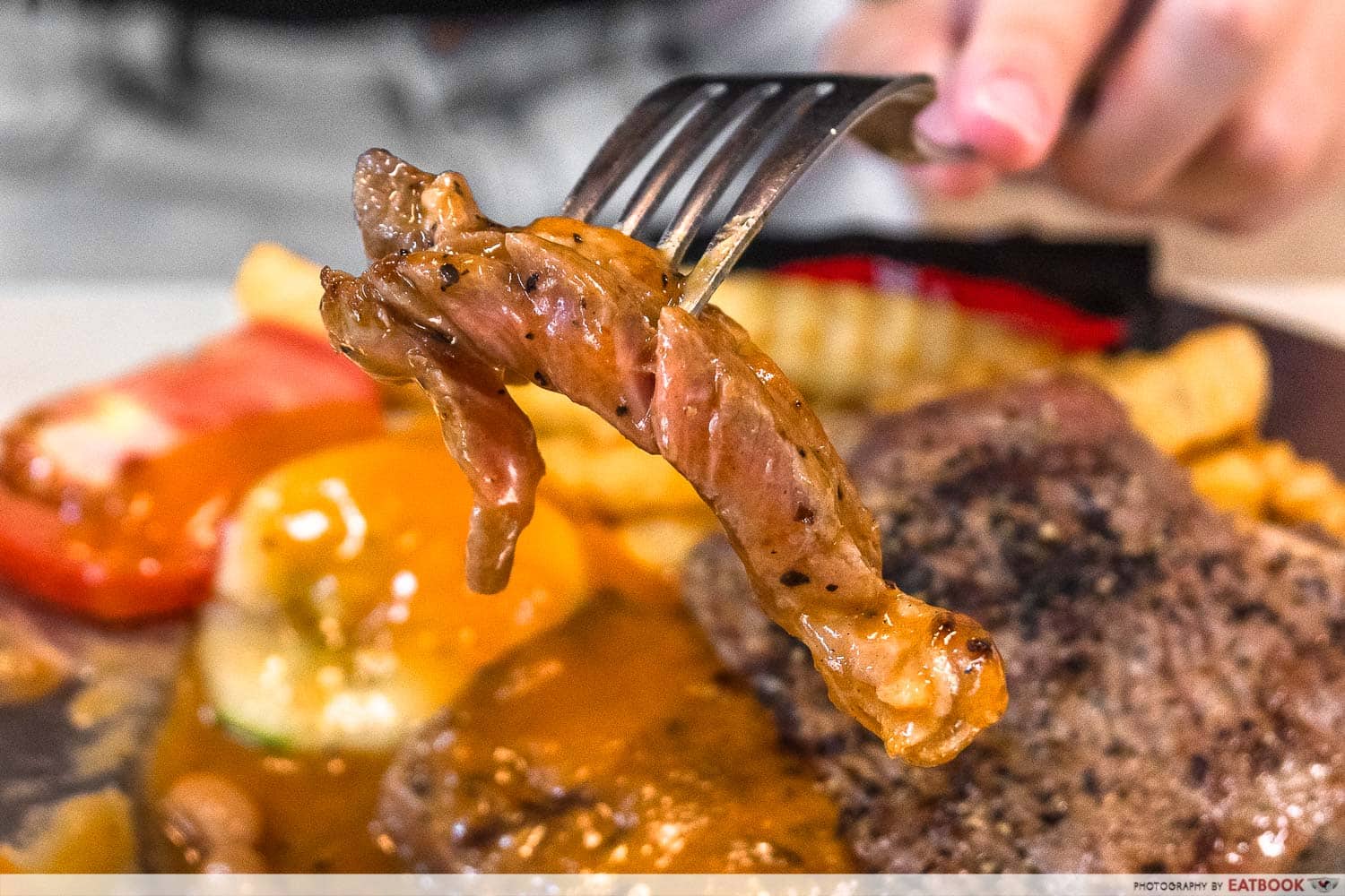 no.1 western food - close up of beef steak
