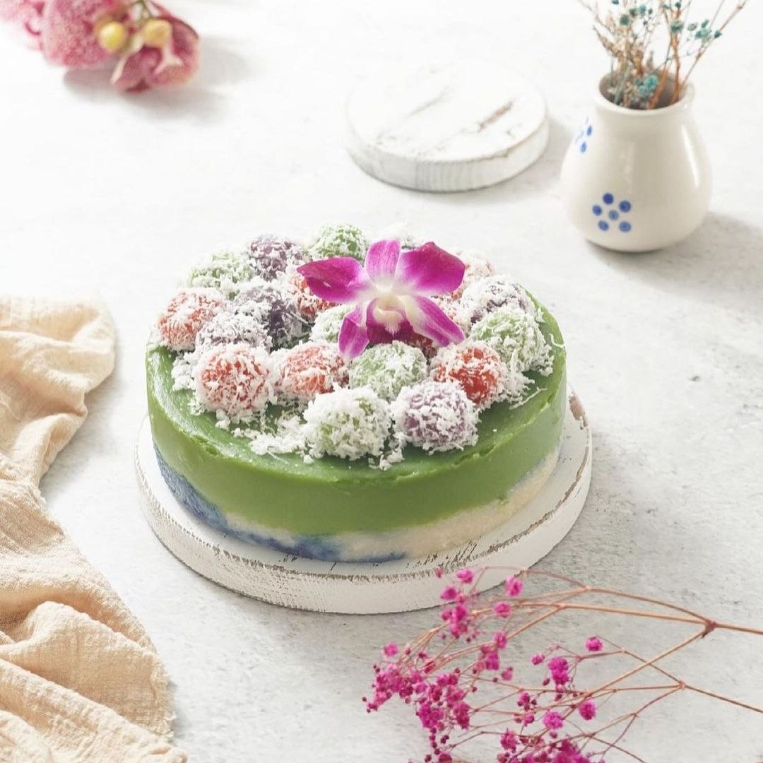 one sweet bite kueh salat cake 