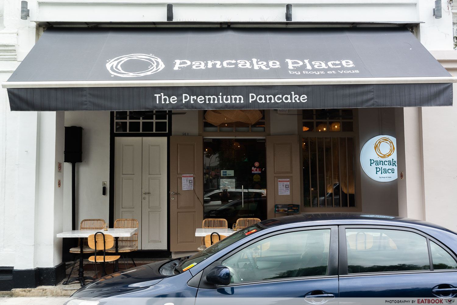 pancake place storefront