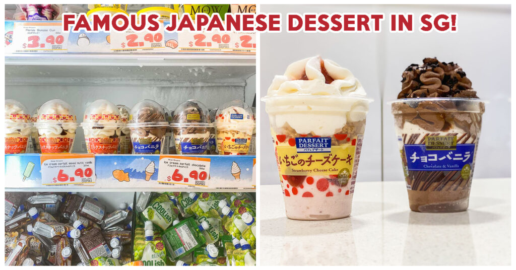parfait desserts singapore