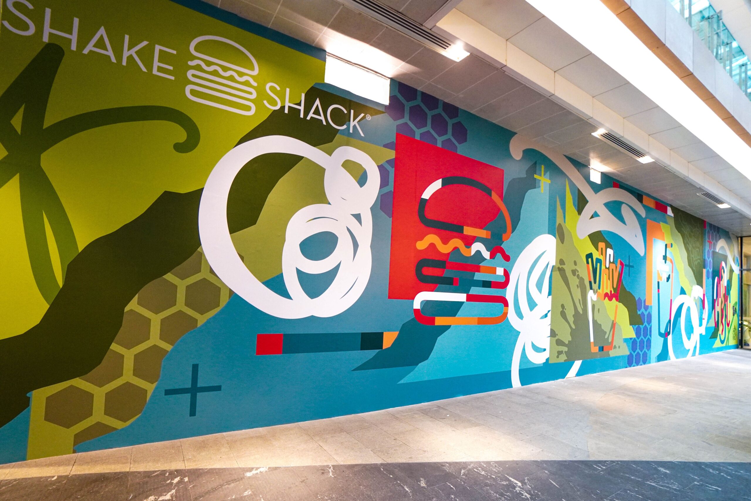 shake shack westgate hoarding