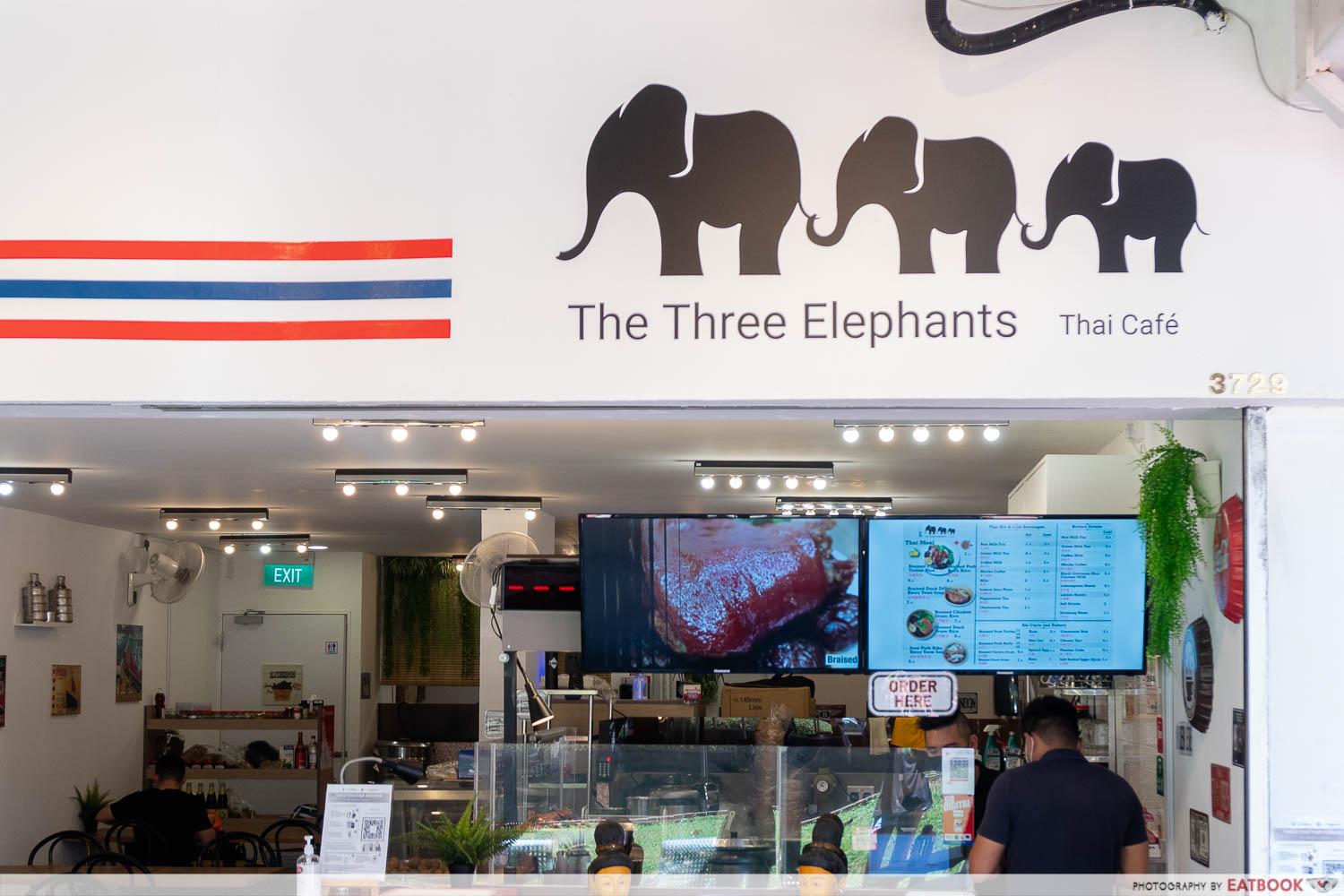 the three elephants - storefront