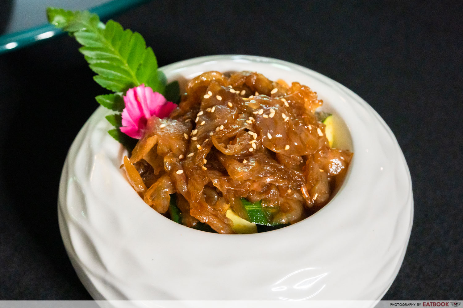 yanxi dimsum & hotpot - hokkaido jellyfish salad