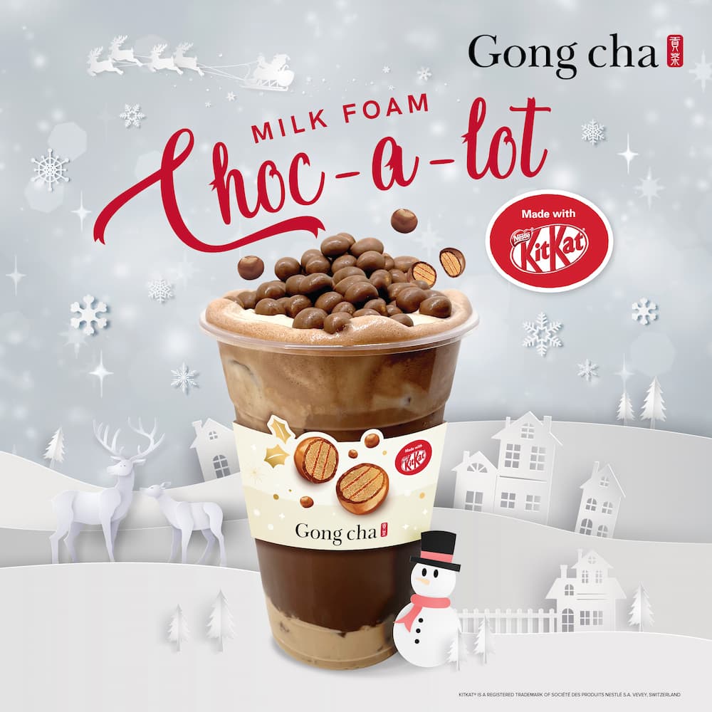 Gong Cha Has New KITKAT Bubble Tea Available For A Limited Time Only