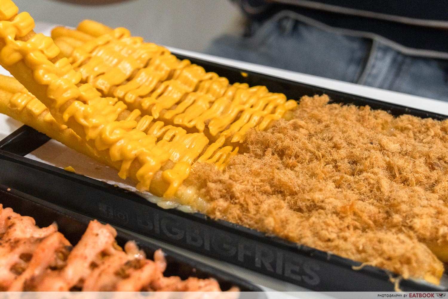 big big fries pork floss and nacho cheese interaction