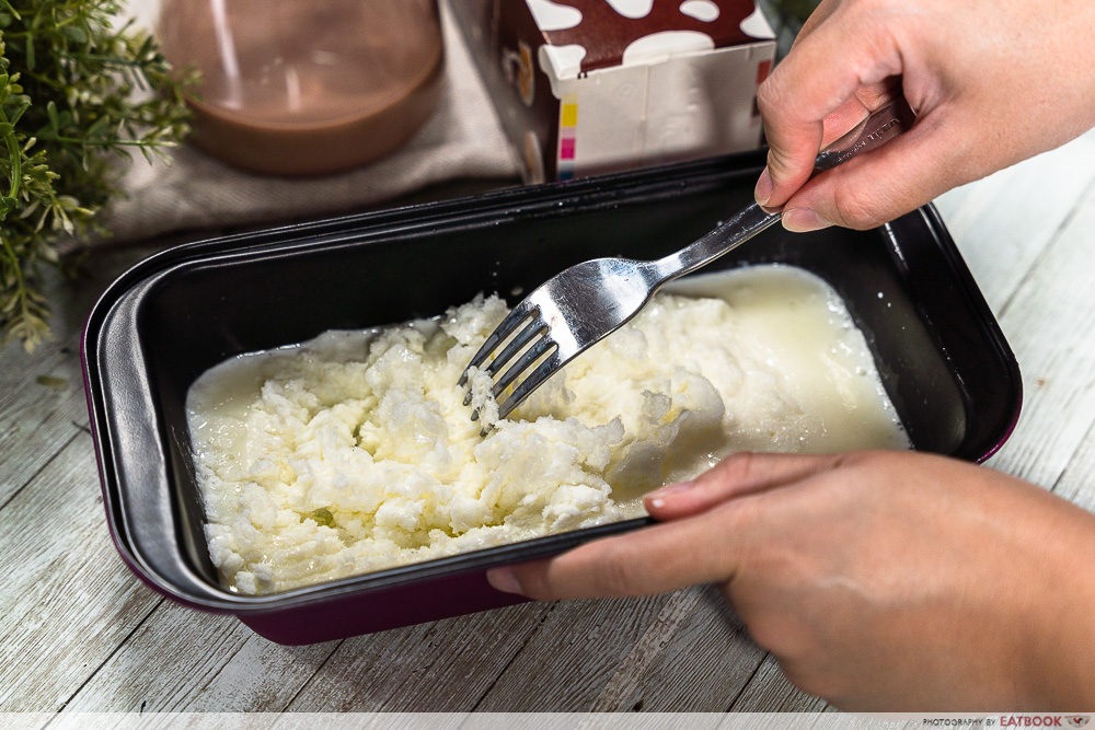 breakfast recipe - milk granita