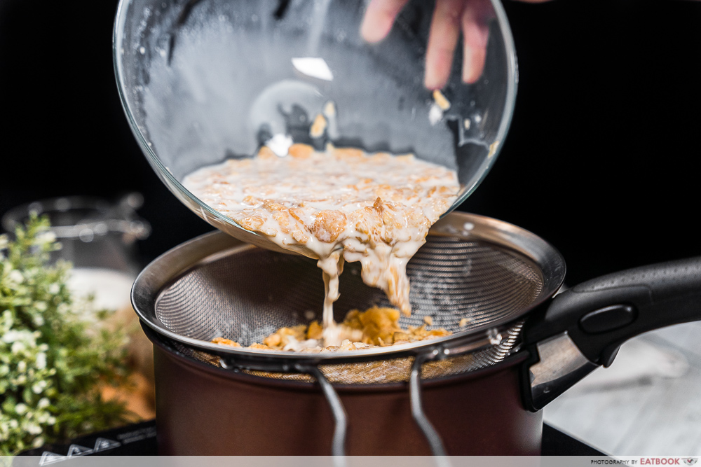 breakfast recipe - soaked cereal