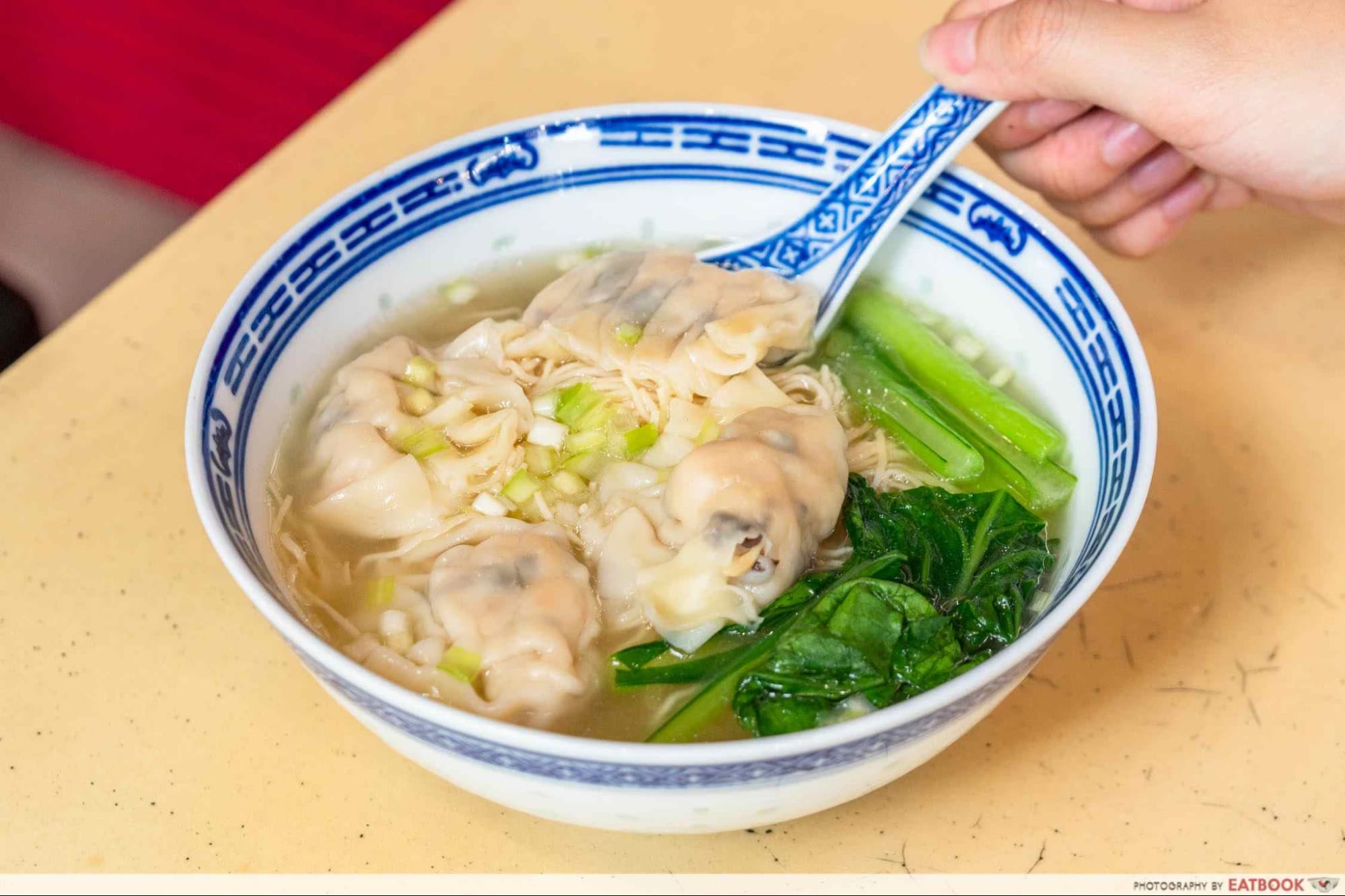 chef kin HK wanton noodle - HK Dumpling noodle