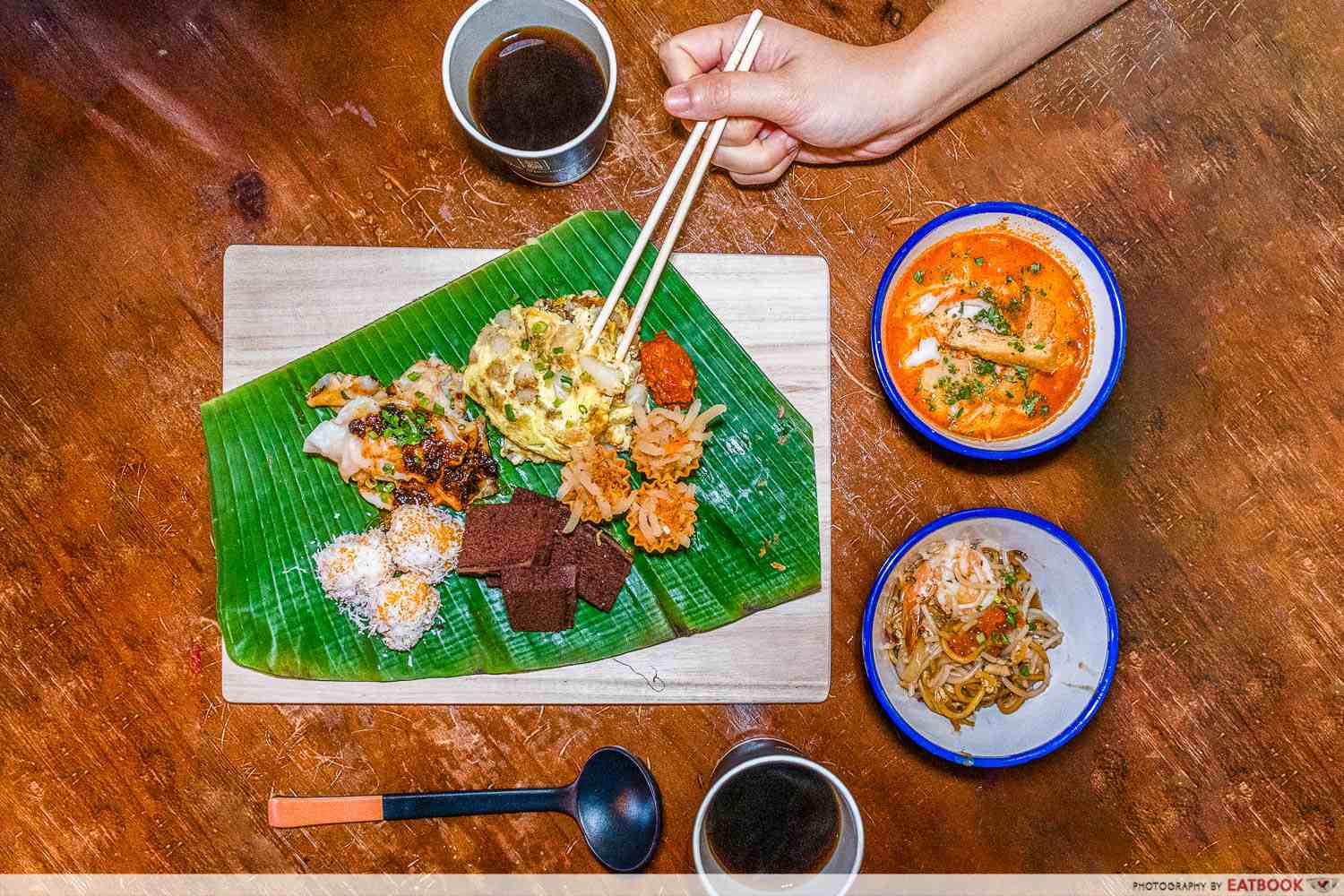 ebi bar high tea flatlay