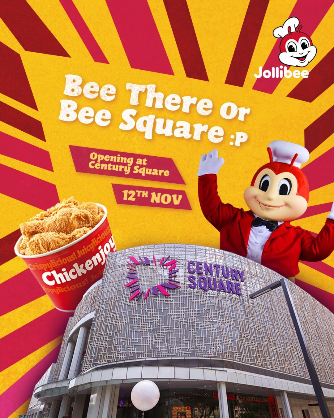 Jollibee Opens New Outlet In Century Square, First Time In Tampines