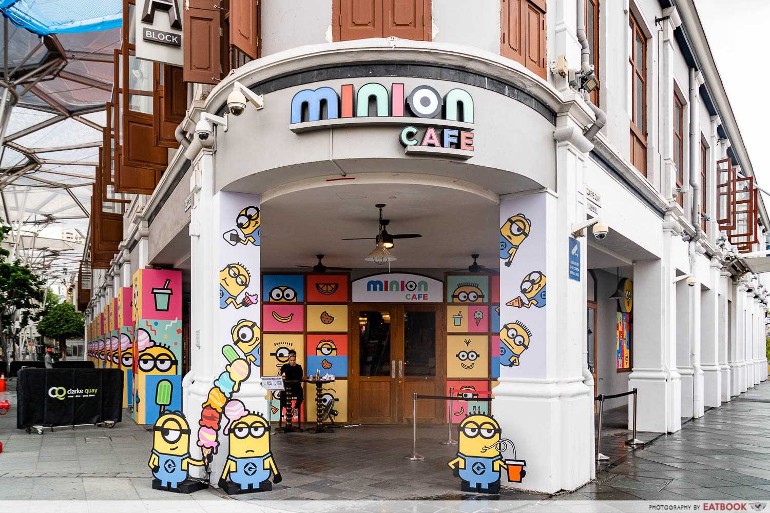 minion cafe storefront