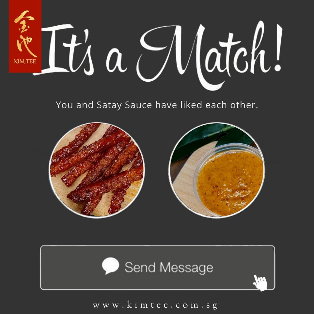 ng kim tee satay sauce bak kwa fries