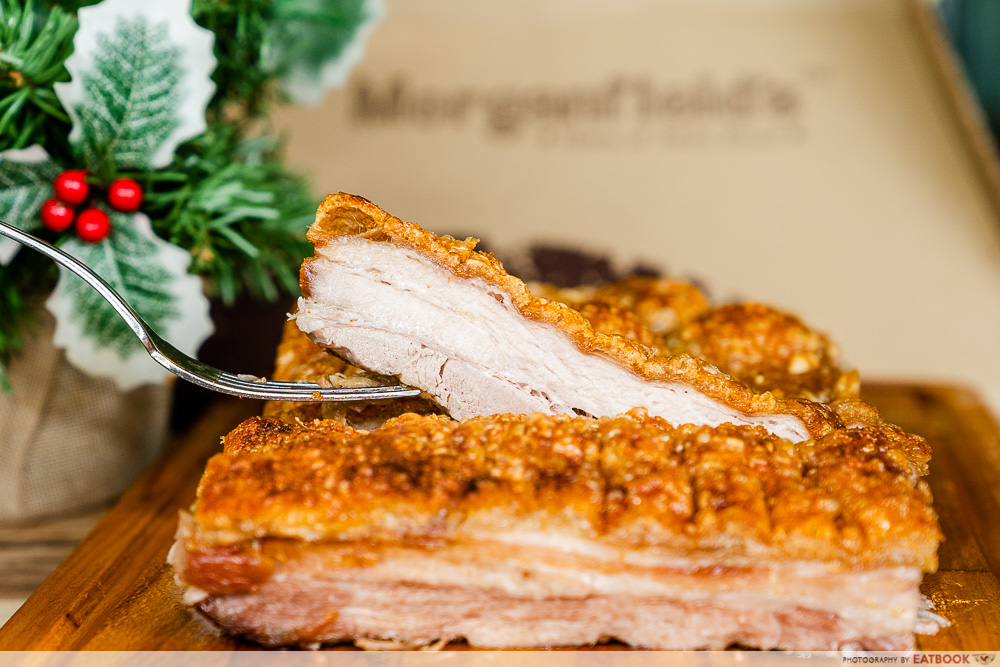 pork belly morganfields christmas menu