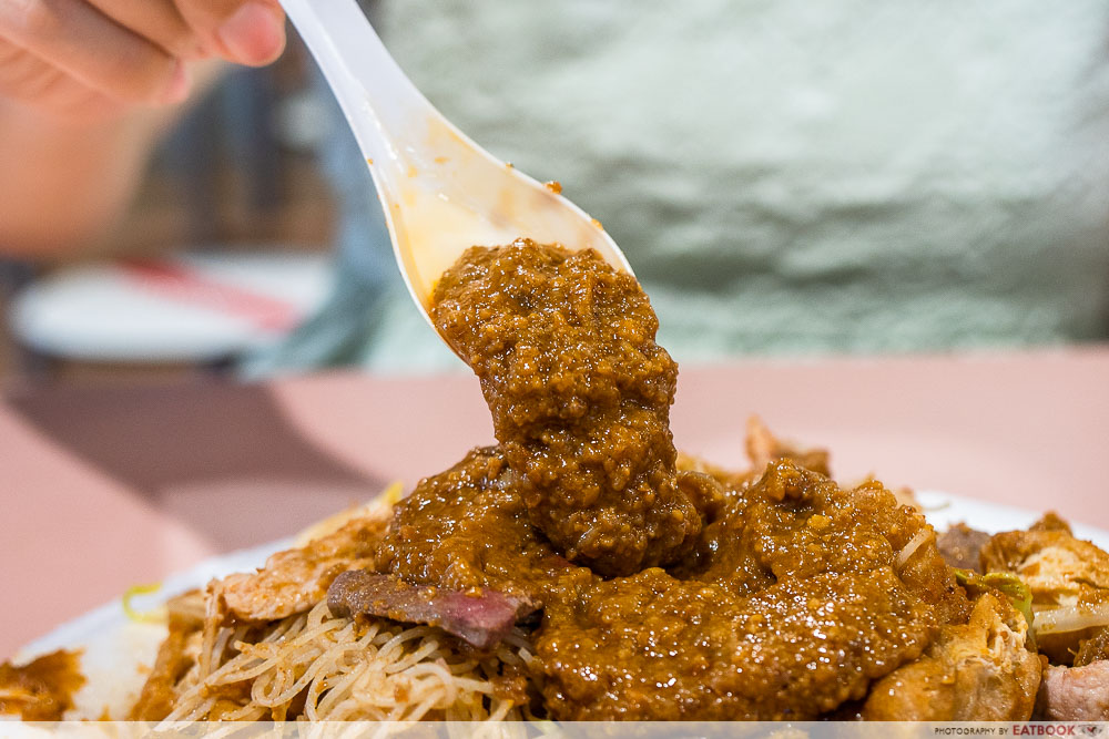 shi wei da satay bee hoon - gravy