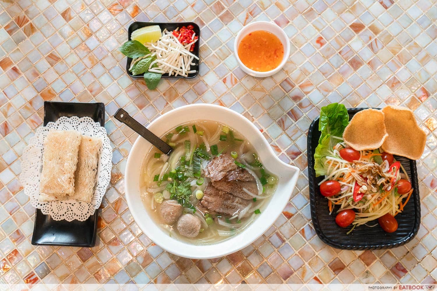 so pho flatlay