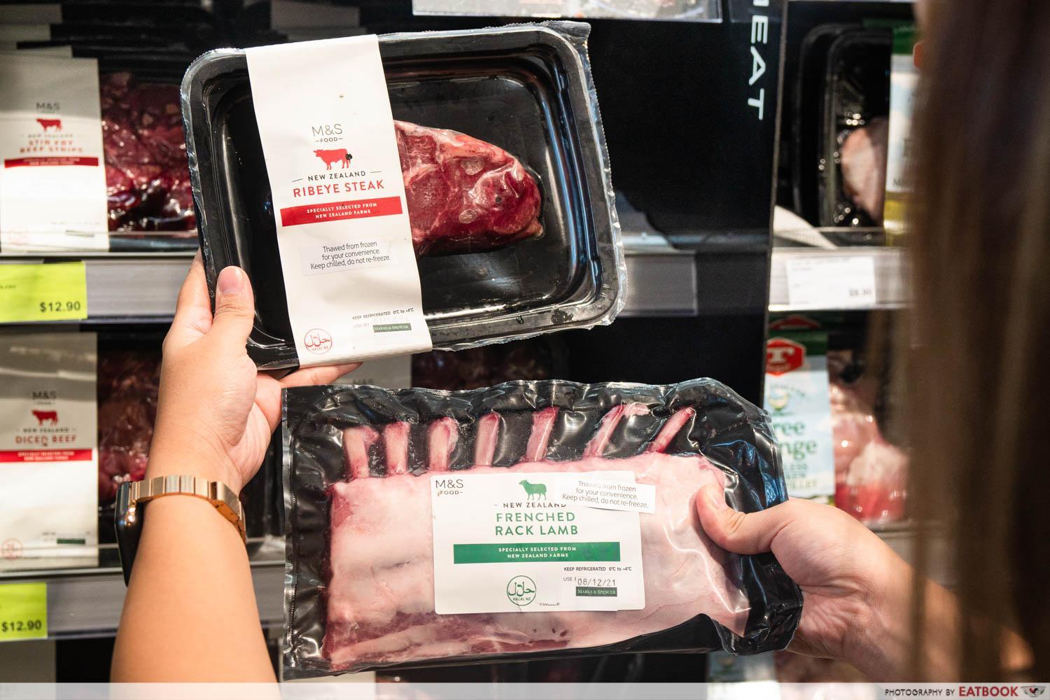 Marks & Spencer Christmas - new zealand steak and lamb