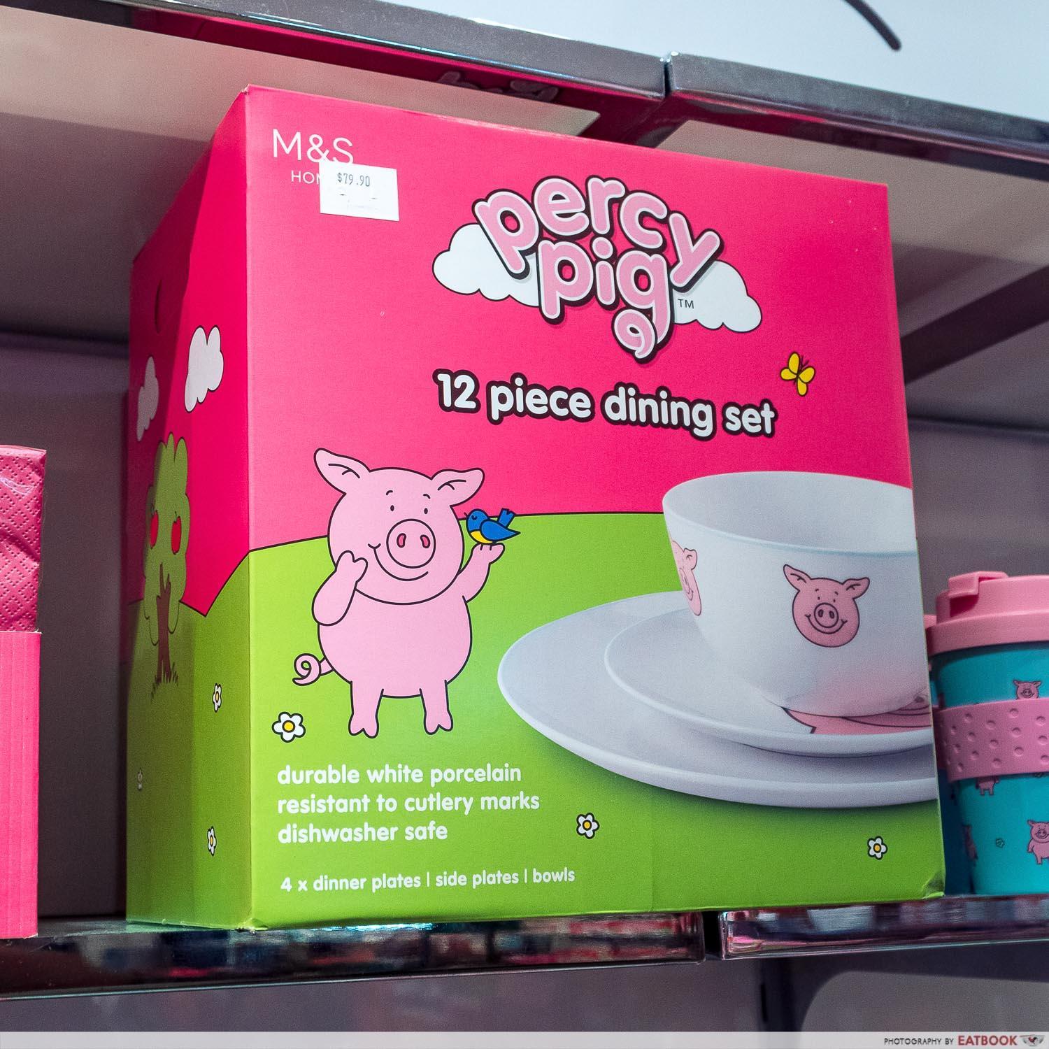 Marks & Spencer Christmas - percy pig dining set