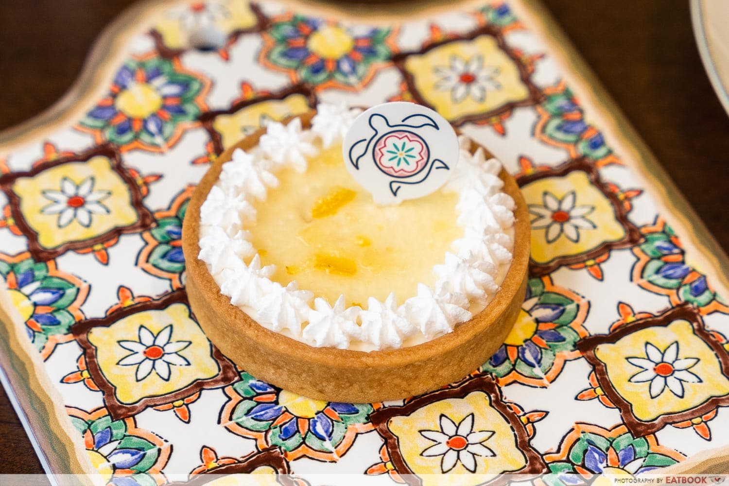 ambling turtle - yuzu cheese tart