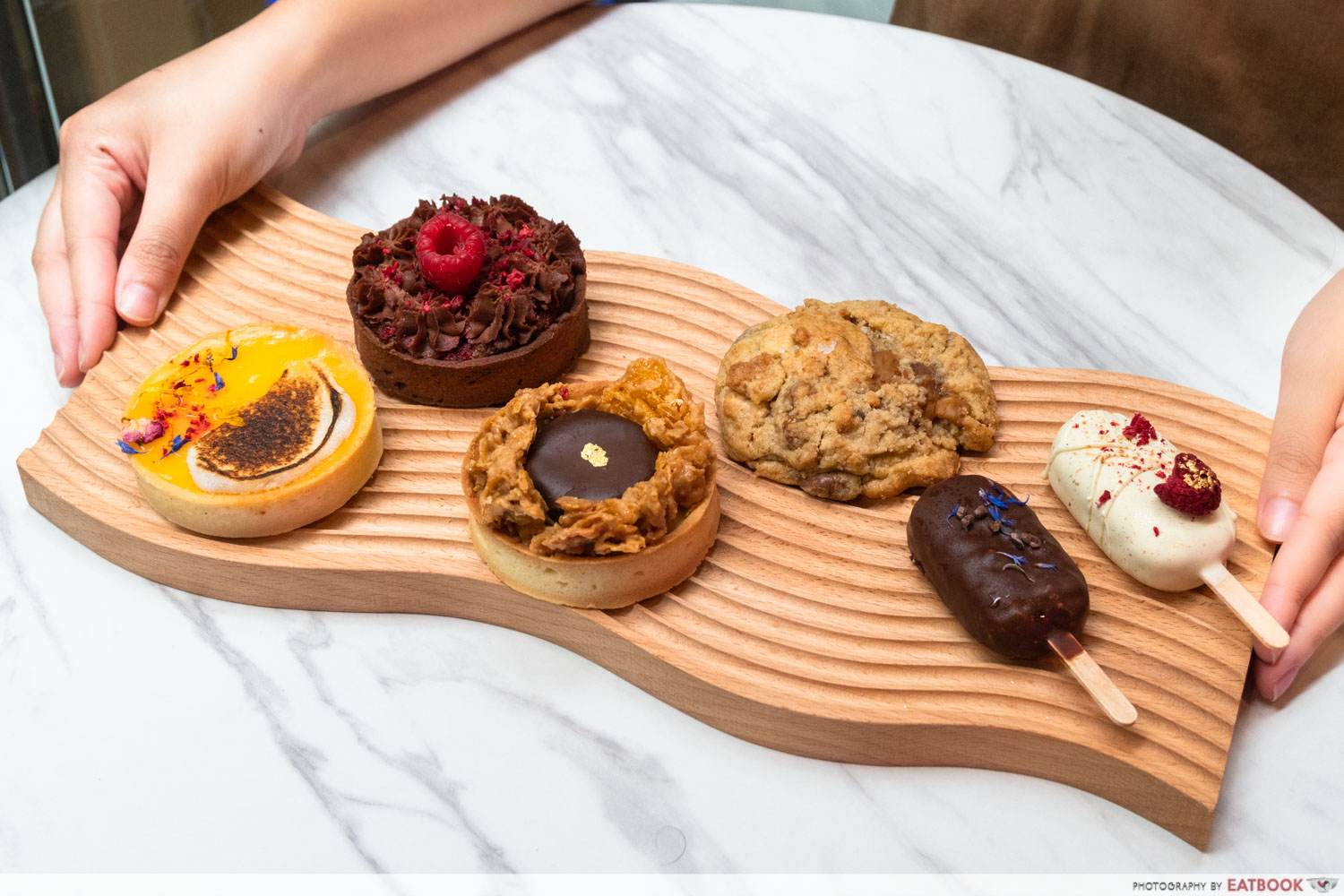 baker x browned butter bakehouse flatlay