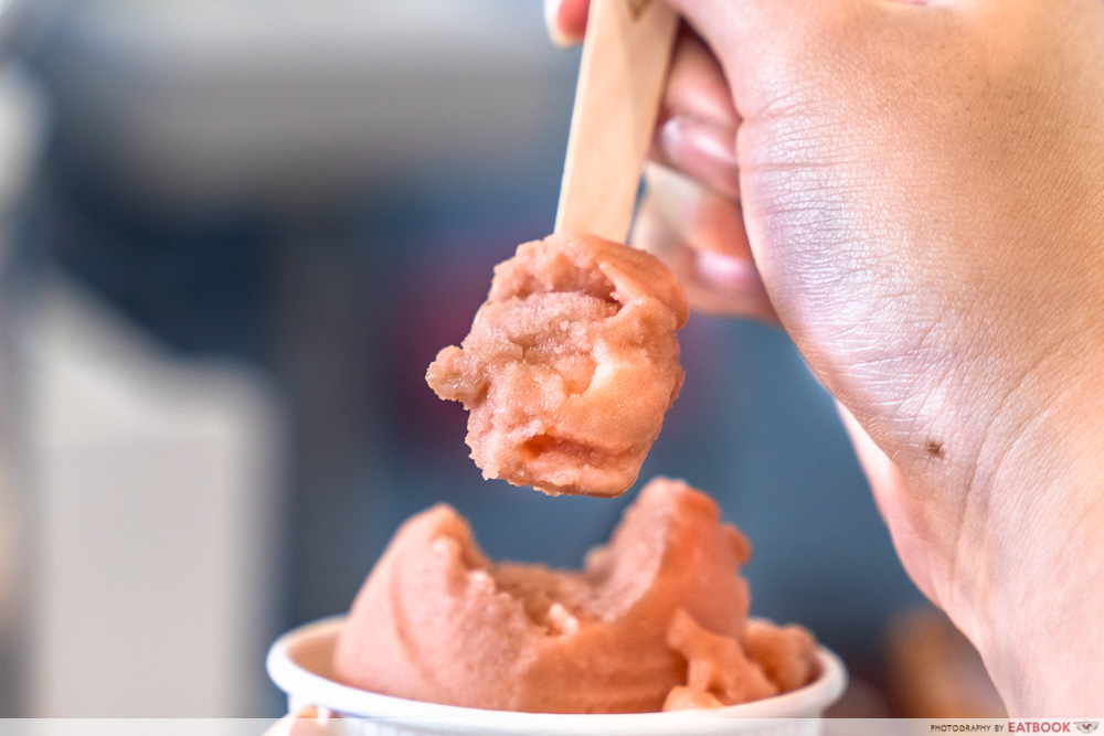 guava sour plum ice cream