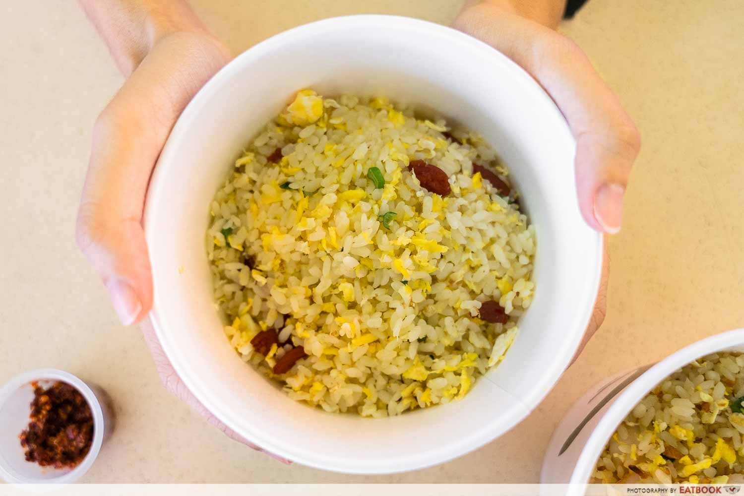 chinese sausage fried rice