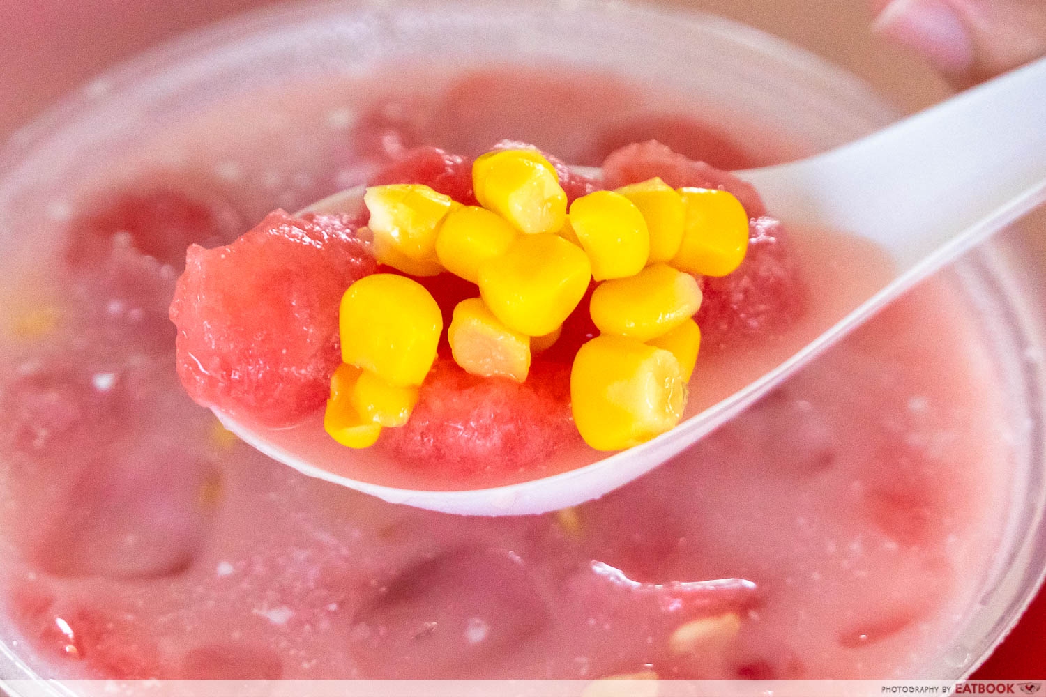 house of dessert - close up of watermelon ball